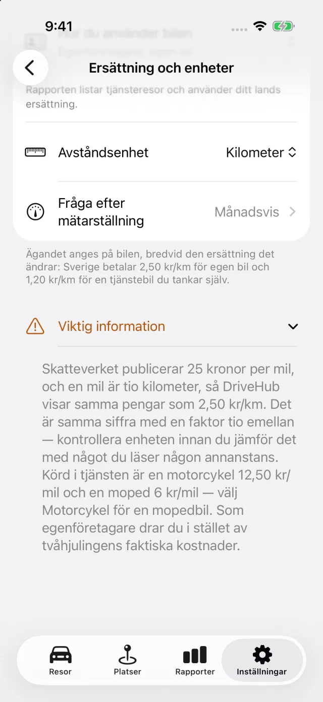 Ersättningsskärmen i DriveHub: landets siffra med regeln bakom den
